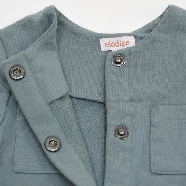 【SALE／40%OFF】オーガニックコットン ベビー フリースジャンプスーツ OLIVER(長袖)