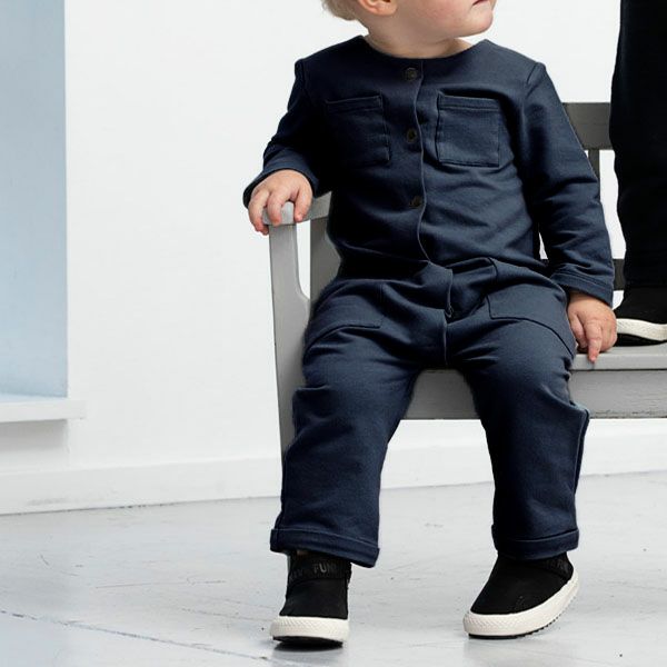 【SALE／40%OFF】オーガニックコットン ベビー フリースジャンプスーツ OLIVER(長袖)