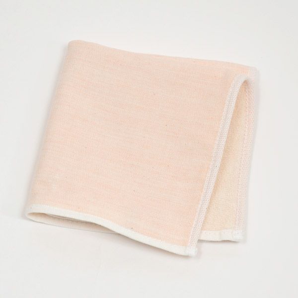 オーガニックコットン ガーゼ彩土染めハンドタオル
