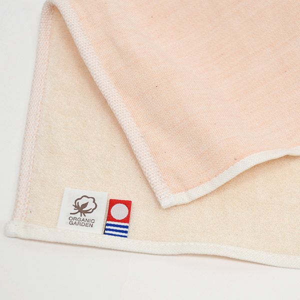 オーガニックコットン ガーゼ彩土染めハンドタオル