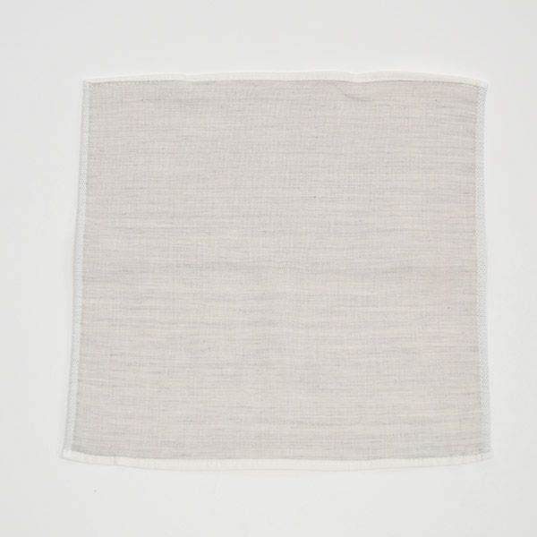 オーガニックコットン ガーゼ彩土染めハンドタオル