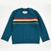 【SALE／40%OFF】オーガニックコットン キッズ裏起毛スウェットシャツRainbow(長袖)