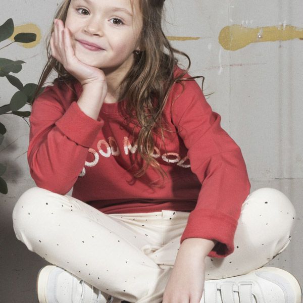 【SALE／40%OFF】オーガニックコットン キッズ裏起毛スウェットシャツGoodMood(長袖)