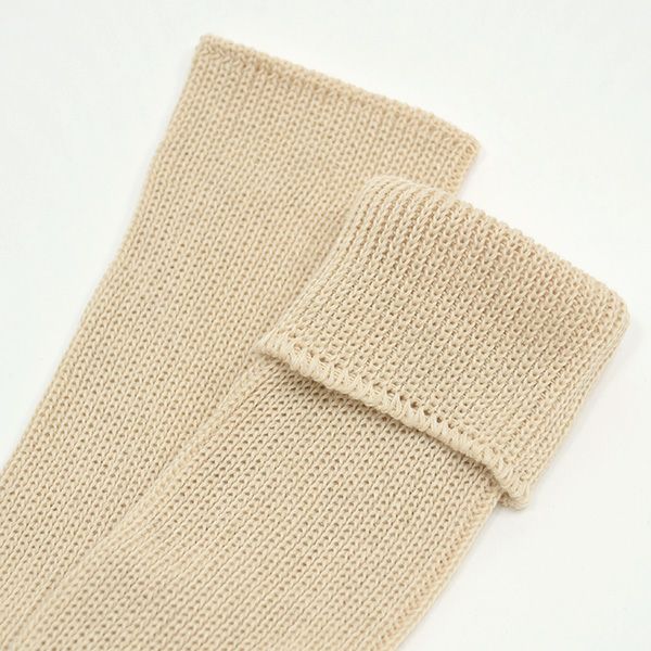 オーガニックコットン ヤク＆スーピマリブウォーマー  ホワイトヤク 32cm