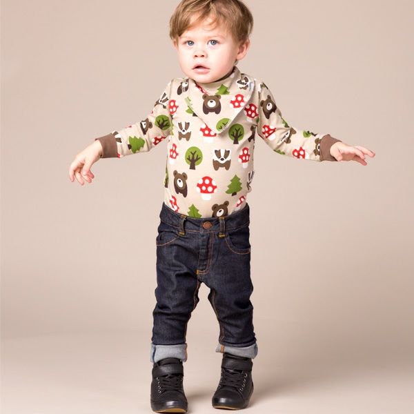 【SALE／40%OFF】オーガニックコットン ベビー デニムパンツ