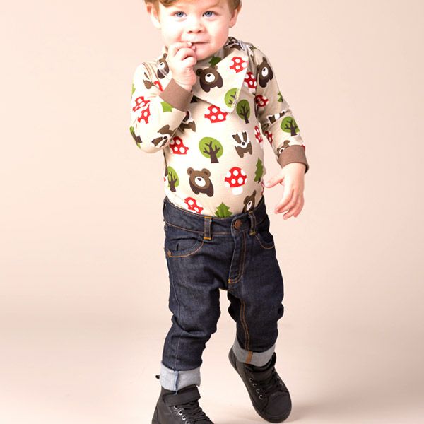 【SALE／40%OFF】オーガニックコットン ベビー デニムパンツ