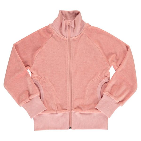 【SALE／40%OFF】オーガニックコットン キッズベロアジップアップカーディガン