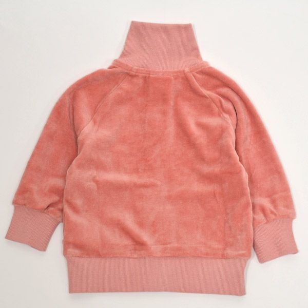 【SALE／40%OFF】オーガニックコットン キッズベロアジップアップカーディガン