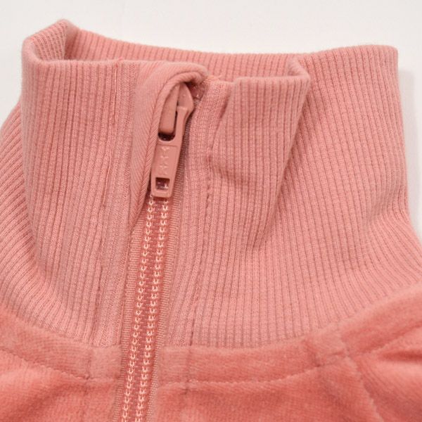 【SALE／40%OFF】オーガニックコットン キッズベロアジップアップカーディガン