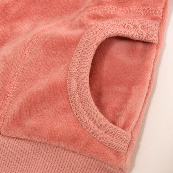 【SALE／40%OFF】オーガニックコットン キッズベロアジップアップカーディガン