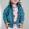 【SALE／40%OFF】オーガニックコットン キッズベロアジップアップカーディガン