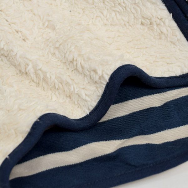 【SALE／40%OFF】オーガニックコットン キッズフード付きリバーシブルボアベスト