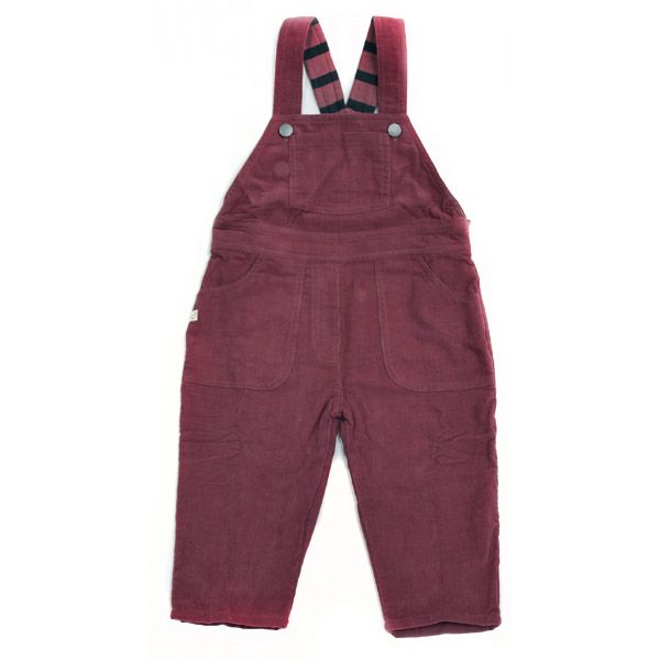 【SALE／30%OFF】オーガニックコットン キッズ裏地付きオーバーオール