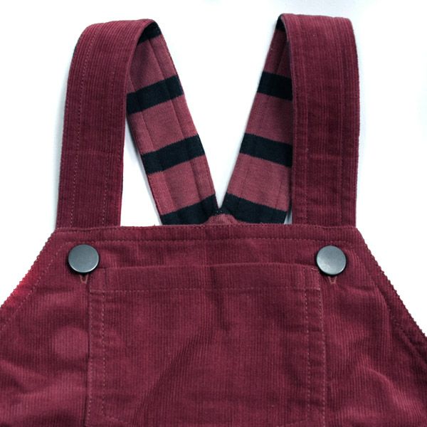 【SALE／30%OFF】オーガニックコットン キッズ裏地付きオーバーオール