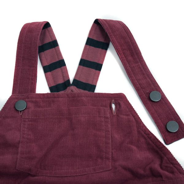 【SALE／30%OFF】オーガニックコットン キッズ裏地付きオーバーオール