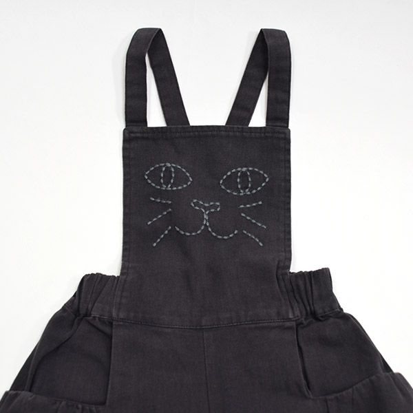 【SALE／40%OFF】オーガニックコットン キッズサロペットパンツ Cat