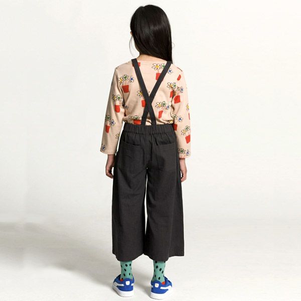 【SALE／40%OFF】オーガニックコットン キッズサロペットパンツ Cat