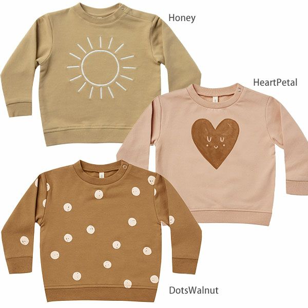 オーガニックコットン ベビー フリーススウェットシャツ(長袖)