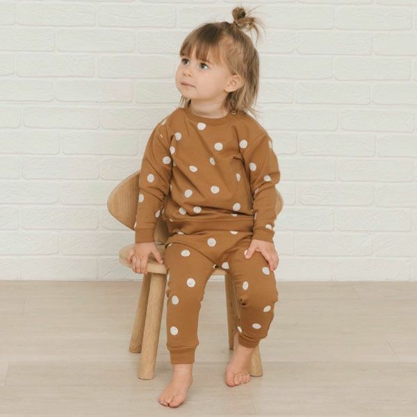 オーガニックコットン ベビー フリーススウェットシャツ(長袖)