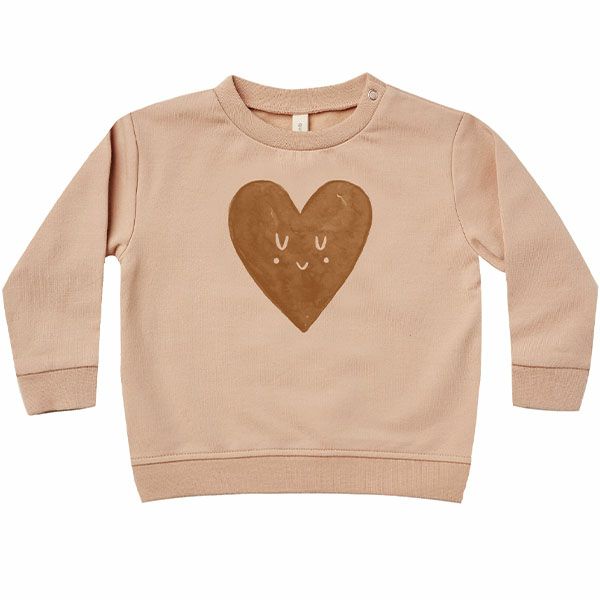 オーガニックコットン ベビー フリーススウェットシャツ(長袖)