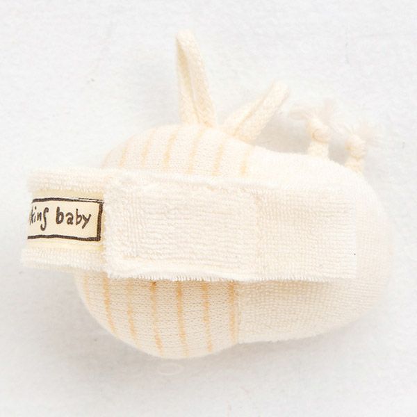 オーガニックコットン みつばちリストガラガラ