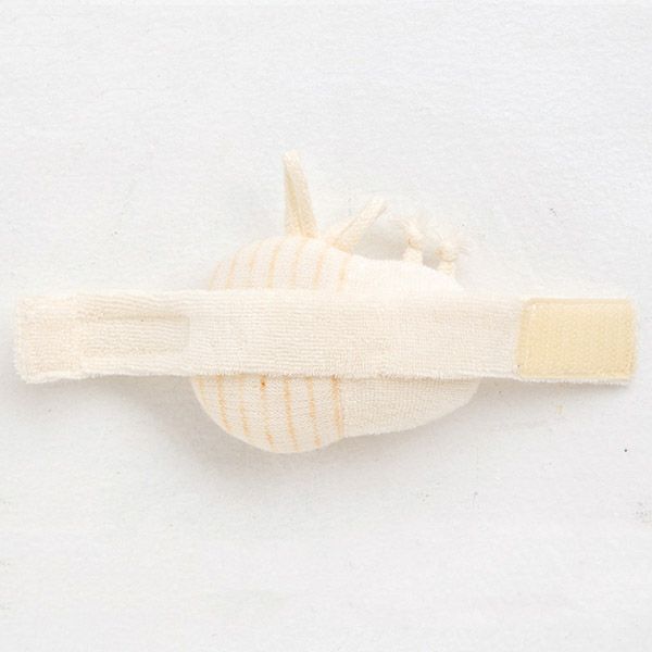 オーガニックコットン みつばちリストガラガラ