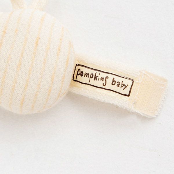 オーガニックコットン みつばちリストガラガラ