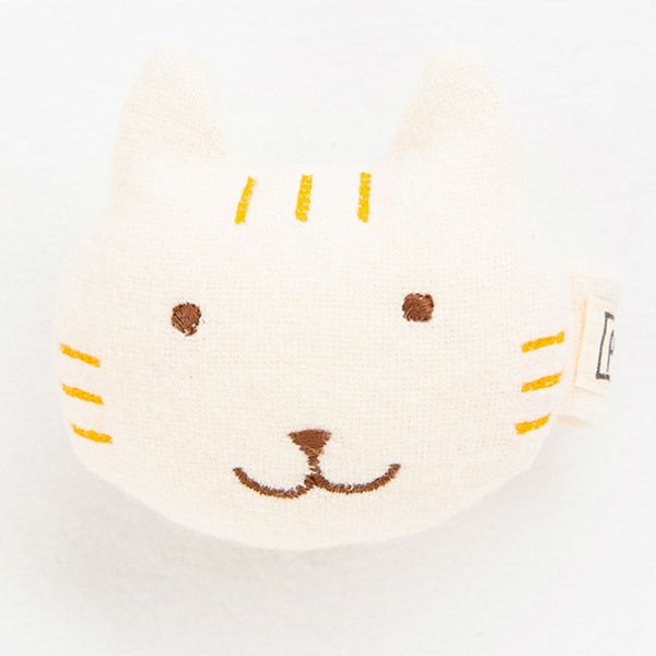 オーガニックコットン にゃんこリストガラガラ
