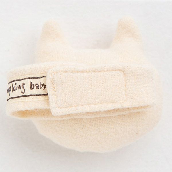 オーガニックコットン にゃんこリストガラガラ