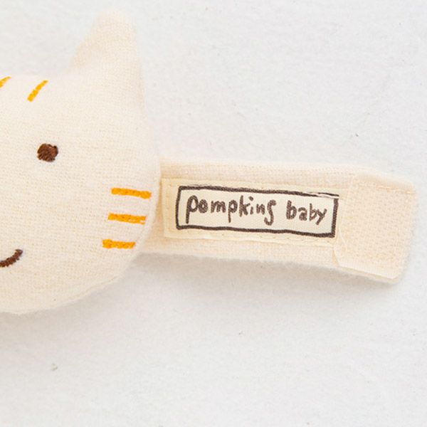 オーガニックコットン にゃんこリストガラガラ