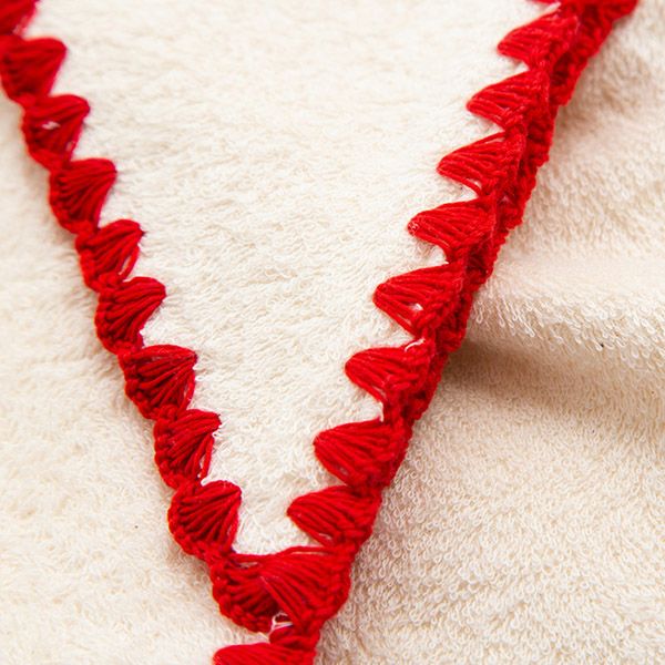 【SALE／20%OFF】オーガニックコットン ハマグリステッチパイルアフガン