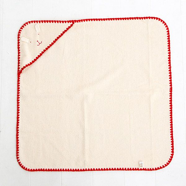 【SALE／20%OFF】オーガニックコットン ハマグリステッチパイルアフガン