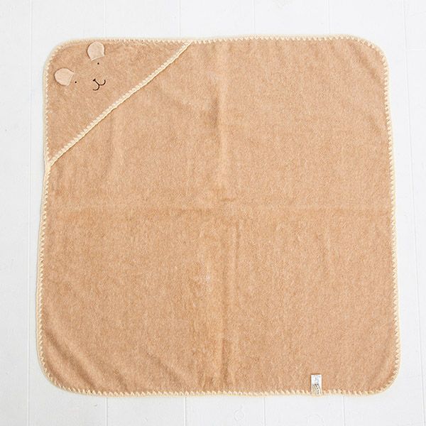 【SALE／20%OFF】オーガニックコットン ハマグリステッチパイルアフガン