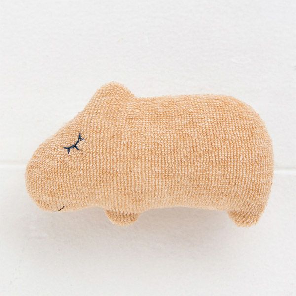 オーガニックコットン カピバラリストガラガラ