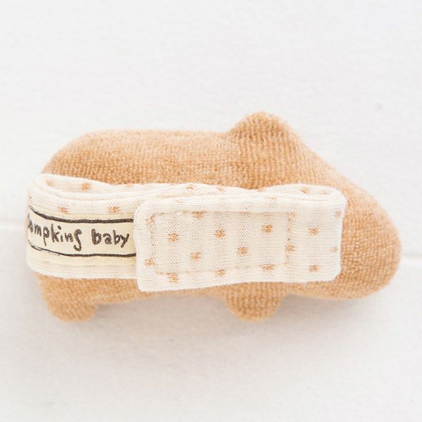 オーガニックコットン カピバラリストガラガラ