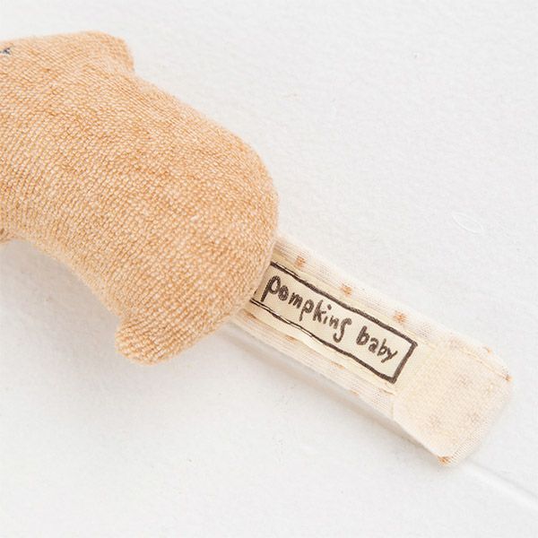 オーガニックコットン カピバラリストガラガラ