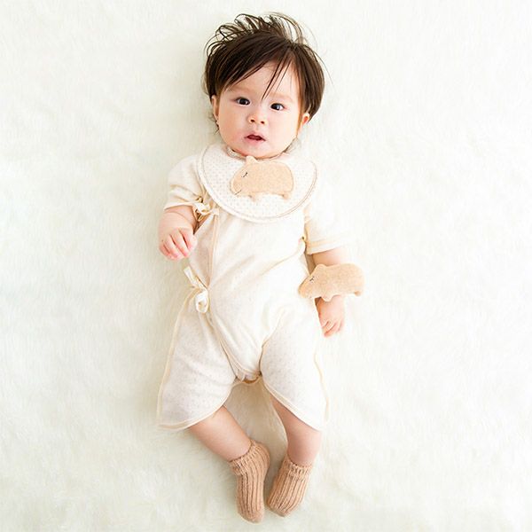 オーガニックコットン カピバラリストガラガラ