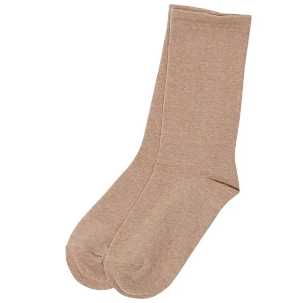 オーガニックコットン ゴムなしベーシックプレーンソックス