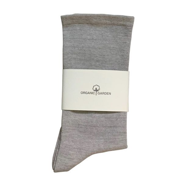 オーガニックコットン ゴムなしベーシックプレーンソックス