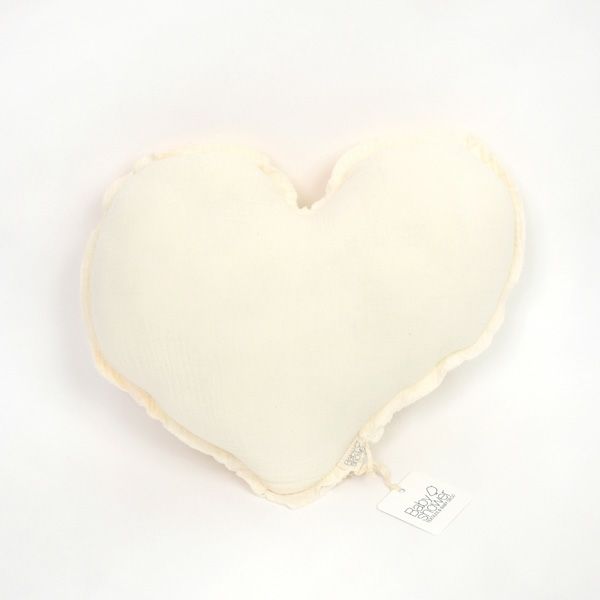 オーガニックコットン クッションピロー HEART