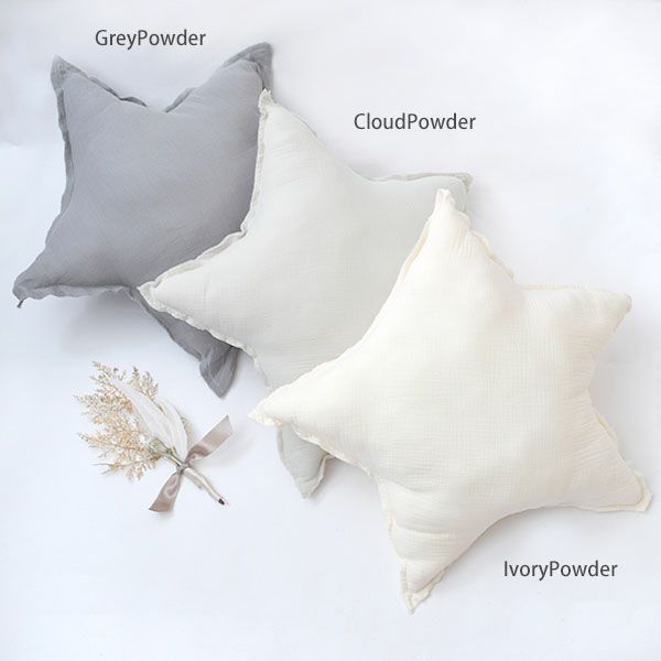 オーガニックコットン クッションピロー BIG STAR