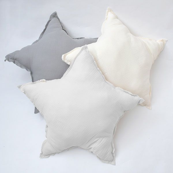 オーガニックコットン クッションピロー BIG STAR