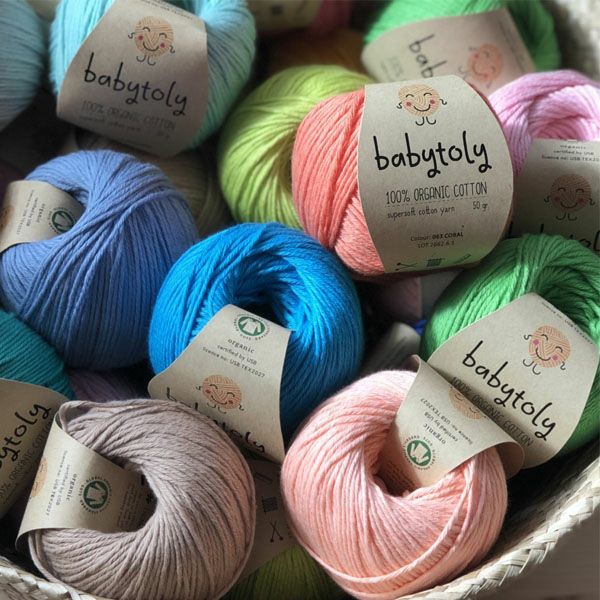 オーガニックコットン Supersoft Cotton yarn 50g Coral