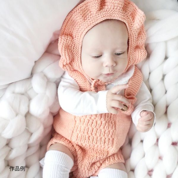 オーガニックコットン Supersoft Cotton yarn 50g Papaya