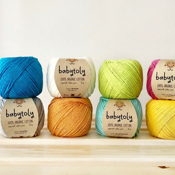 オーガニックコットン Supersoft Cotton yarn 50g Marigold