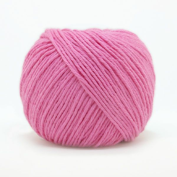オーガニックコットン Supersoft Cotton yarn 50g Rosa pink