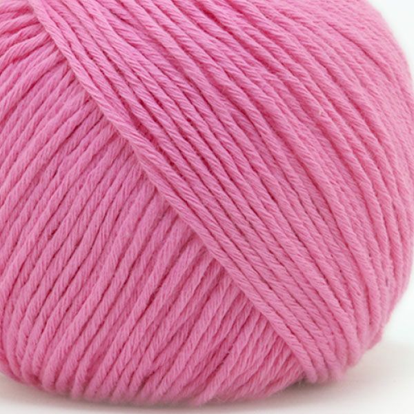 オーガニックコットン Supersoft Cotton yarn 50g Rosa pink