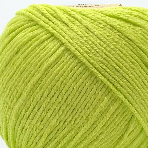 オーガニックコットン Supersoft Cotton yarn 50g Lime