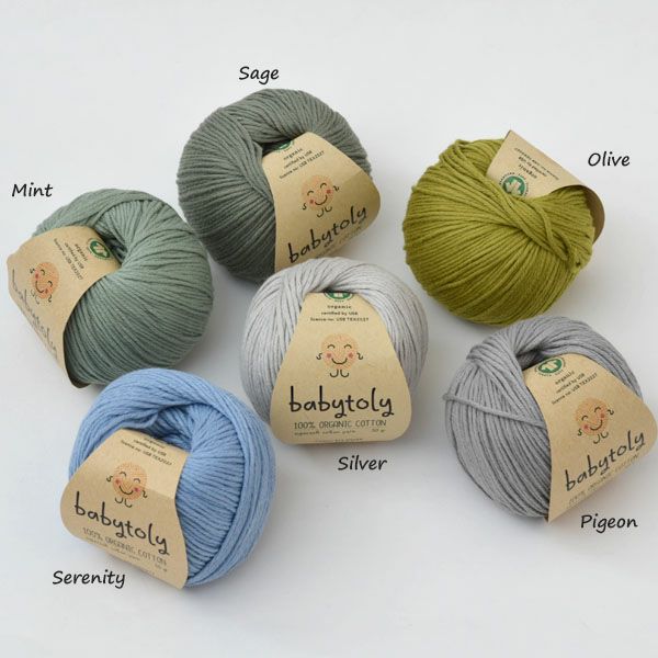 オーガニックコットン Supersoft Cotton yarn 50g Silver