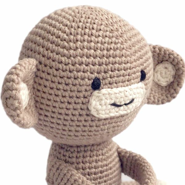 オーガニックコットン あみぐるみ Monkey